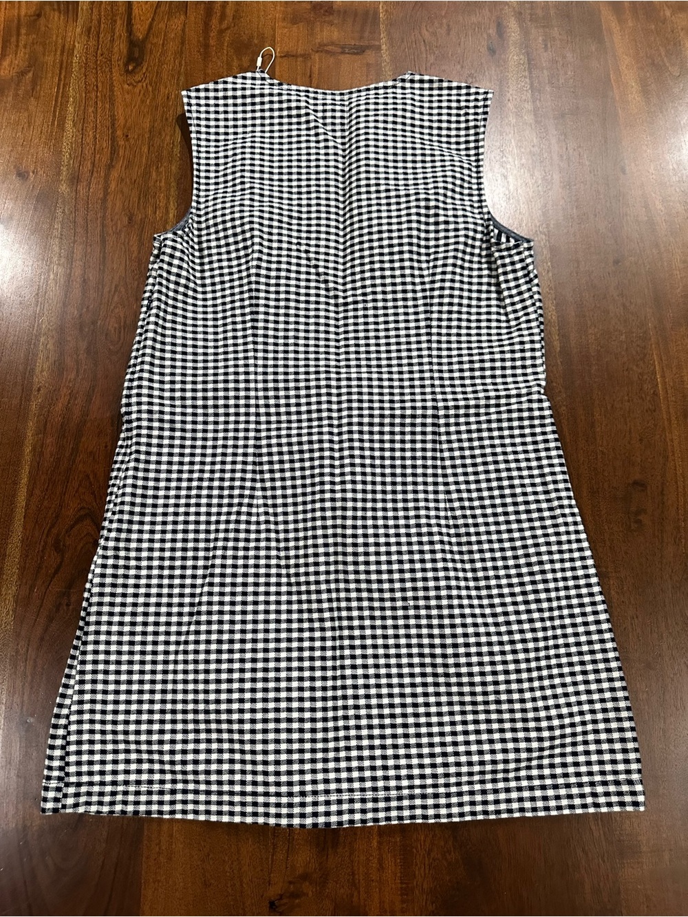 Gap × DÔEN Gingham Denim Mini Dress Size 12 - Picture 3 of 7